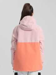 Chaqueta de esquí con bloques de color para mujer de Gsou Snow 