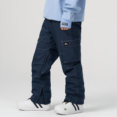 Isolierte SnowGuard-Schneehose aus Denim für Herren