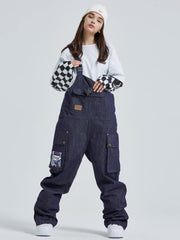 Women's Dook Snow Denim Snow Bibs Pants