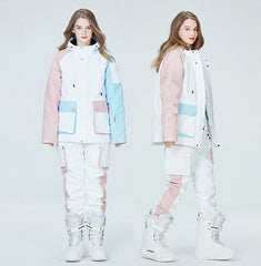 Arctic Queen Divided Sky Colorblock-Schneeanzüge für Herren