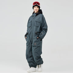 Traje de nieve de una pieza Arctic Queen IceStorm Mountain Adventure para mujer