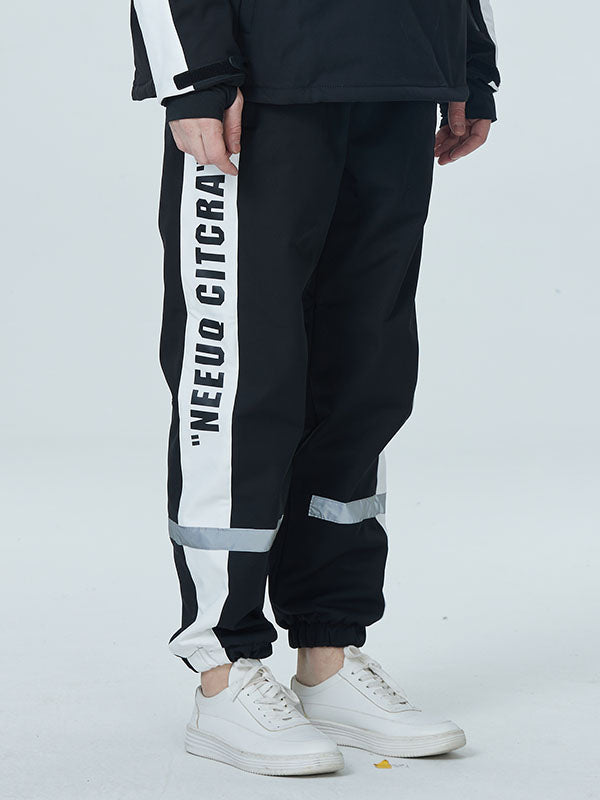 Wasserdichte Snowboardhose Arctic Queen mit Reflektorstreifen für Herren