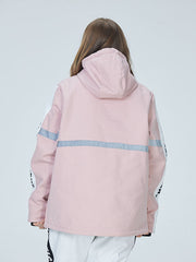 Women's Arctic Queen Winter Guide Stripe Reflective Smock Snow Jacket