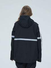 Women's Arctic Queen Winter Guide Stripe Reflective Smock Snow Jacket