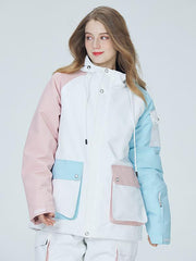 Arctic Queen Divided Sky Colorblock-Schneejacke für Herren 