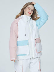 Arctic Queen Divided Sky Colorblock-Schneejacke für Herren 