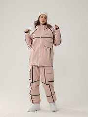 Trajes de nieve cargo a rayas Mountain Breaker de Air Pose para mujer