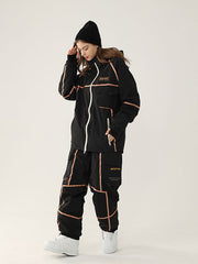 Trajes de nieve cargo a rayas Mountain Breaker de Air Pose para mujer