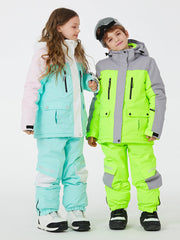 Wasserdichte Mountain Lover-Schneeanzüge für Kinder, Unisex