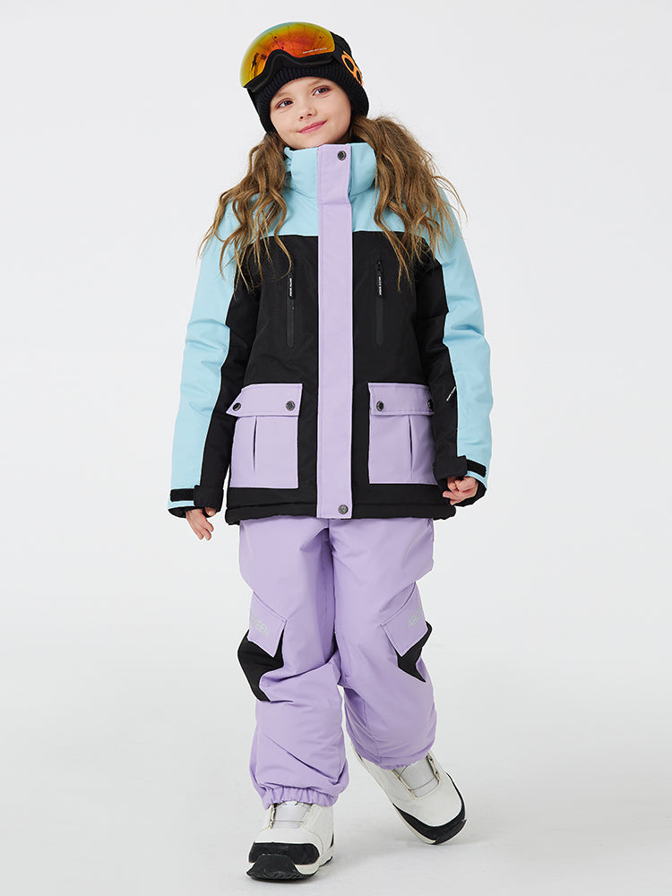 Wasserdichte Mountain Lover-Schneeanzüge für Kinder, Unisex