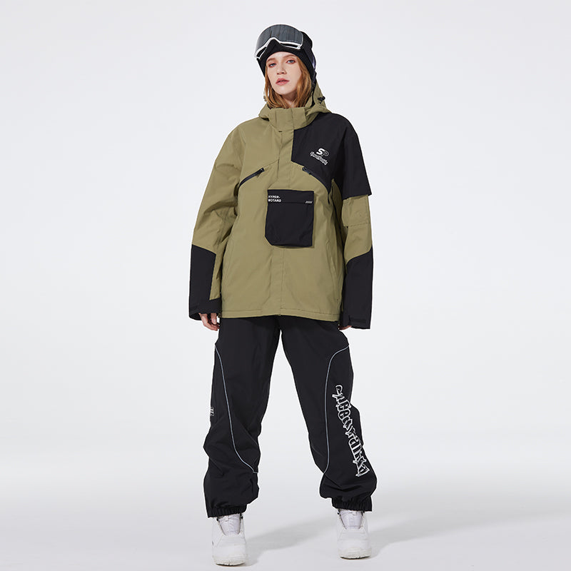 SpeedPanda Unisex Alpine SnowTech Mountain Explorer Schneeanzüge für Damen