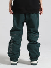 Pantalones de esquí reflectantes con bloques de color para hombre de Gsou Snow