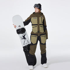 SpeedPanda Mountain Unisex Alpine GlacierPro Extreme Einteiler-Overall für Damen