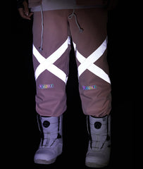 Northfeel Moonlight Neonlicht reflektierende wasserdichte Schneehose für Damen