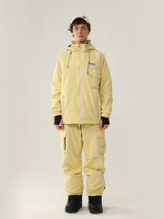 Trajes de nieve cargo a rayas Air Pose Mountain Breaker para hombre