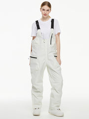 Pantalones con peto impermeable para nieve Arctic Queen Winter Wonderland para mujer