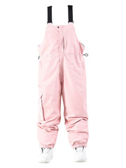 Pantalones de snowboard con petos Winter Slope Shredding para mujer