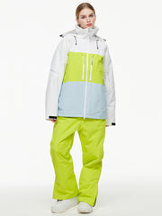 Trajes de nieve térmicos con petos y cortavientos Arctic Queen Mountain para mujer