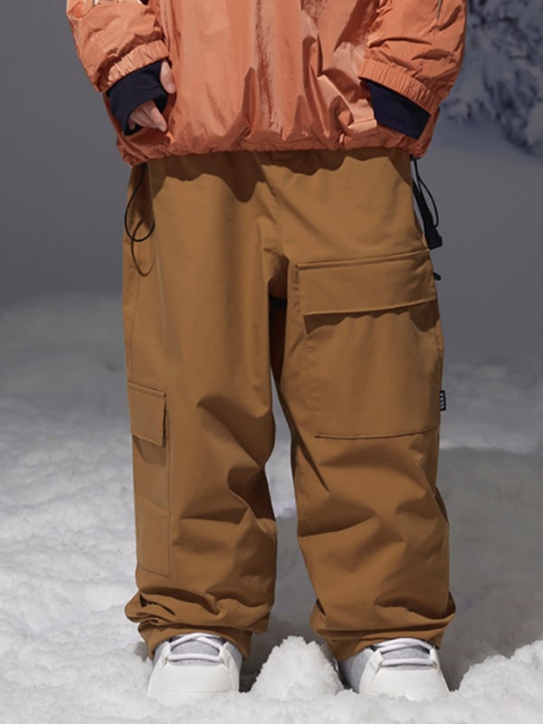 Pantalones de nieve cargo Freestyle Mountain para hombre