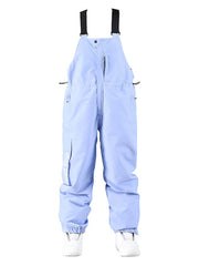 Pantalones de snowboard con petos Winter Slope Shredding para mujer