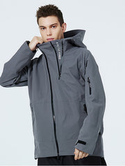 Chaqueta de nieve con dos cremalleras y aislamiento SnowGuard para hombre