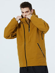 Chaqueta de nieve con dos cremalleras y aislamiento SnowGuard para hombre