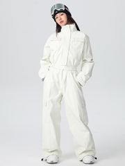 Women's Searipe High-Rise Alpine Flow Relaxed Snowsuits Overalls Pants Set