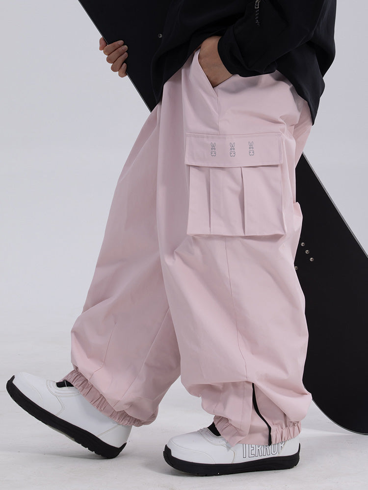 Women's Rabbit Snow StreetFlow Freestyle Oversize Baggy Snow Pants