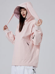 Sudadera con capucha de polar Dook Snow Iconic Rabbit para mujer