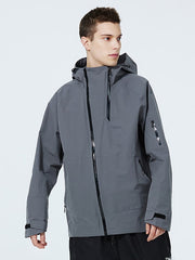 Chaqueta de nieve con dos cremalleras y aislamiento SnowGuard para hombre