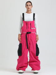 Gsou Snow Alpine Freestyle Extra-Baggy Snow-Latzhose für Damen