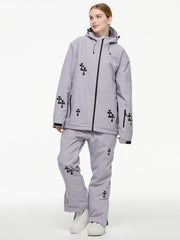 Damen Arctic Queen Schneeflocken-Prinzessin-Fantasie-Schneeanzug mit Overall-Lätzchen