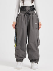 RAWRWAR Prime Cargo Baggy Snowboardhose für Damen