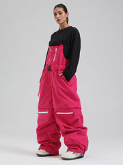 Gsou Snow Mountain Chill Freestyle Baggy Snowboard-Latzhose für Damen