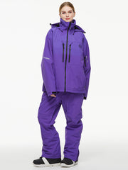 Trajes de nieve térmicos con petos y cortavientos Arctic Queen Mountain para mujer