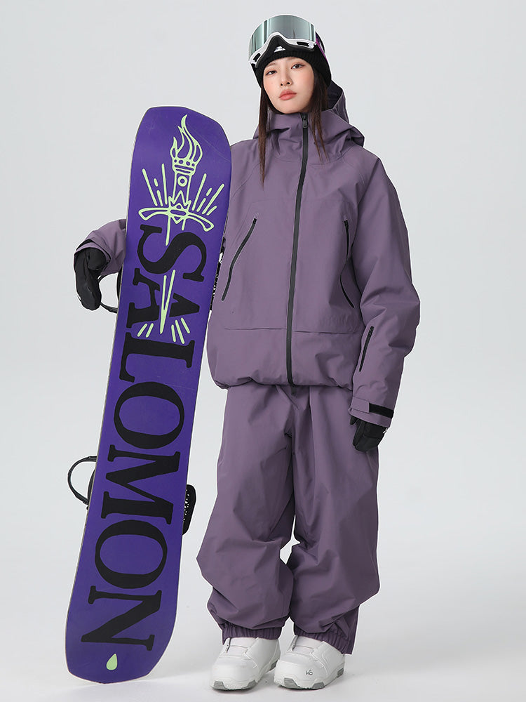 Traje de nieve holgado para todo tipo de clima, unisex, duradero, Mountain Pro, de Searipe para mujer