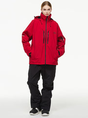 Trajes de nieve térmicos con petos y cortavientos Arctic Queen Mountain para mujer