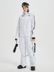 Women's Overski Warm Waterproof Thickened One Piece Snowboard Suits