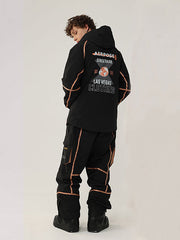 Trajes de nieve cargo a rayas Air Pose Mountain Breaker para hombre