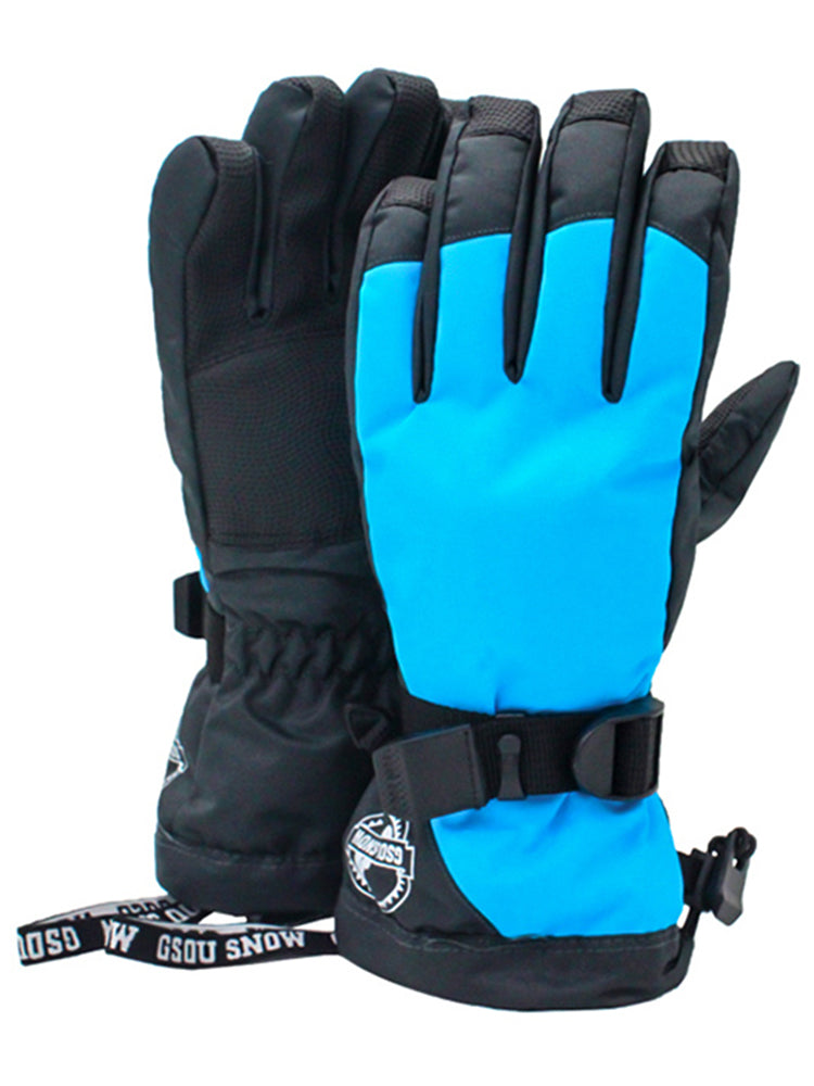 Gsou Snow Damen Skihandschuhe, warm, wasserdicht, für den Winter, Outdoor, Schnee, Snowboard, sportliche Handschuhe