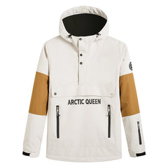 Chaqueta de nieve anorak con media cremallera Mountain Challenger para mujer