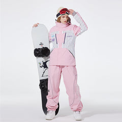 SpeedPanda Mountain Unisex Alpine Avalanche Flare Expedition Schneeanzug für Damen