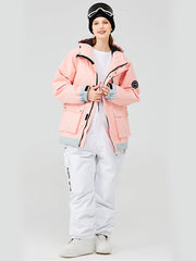 Isoliertes Winter-Set aus Ski- und Snowboardjacke und -hose von Mountain Dope für Damen