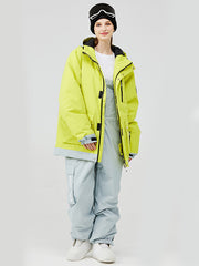 Isoliertes Winter-Set aus Ski- und Snowboardjacke und -hose von Mountain Dope für Damen