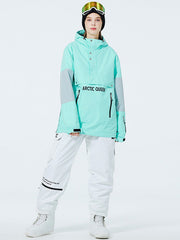 Trajes de nieve anorak con media cremallera SnowCrest FrostTrek para hombre