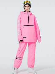 Trajes de nieve anorak con media cremallera SnowGuard de WinterPeak para mujer