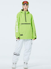 Trajes de nieve anorak con media cremallera SnowGuard de WinterPeak para mujer