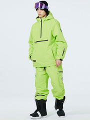 Trajes de nieve anorak con media cremallera SnowGuard de WinterPeak para mujer