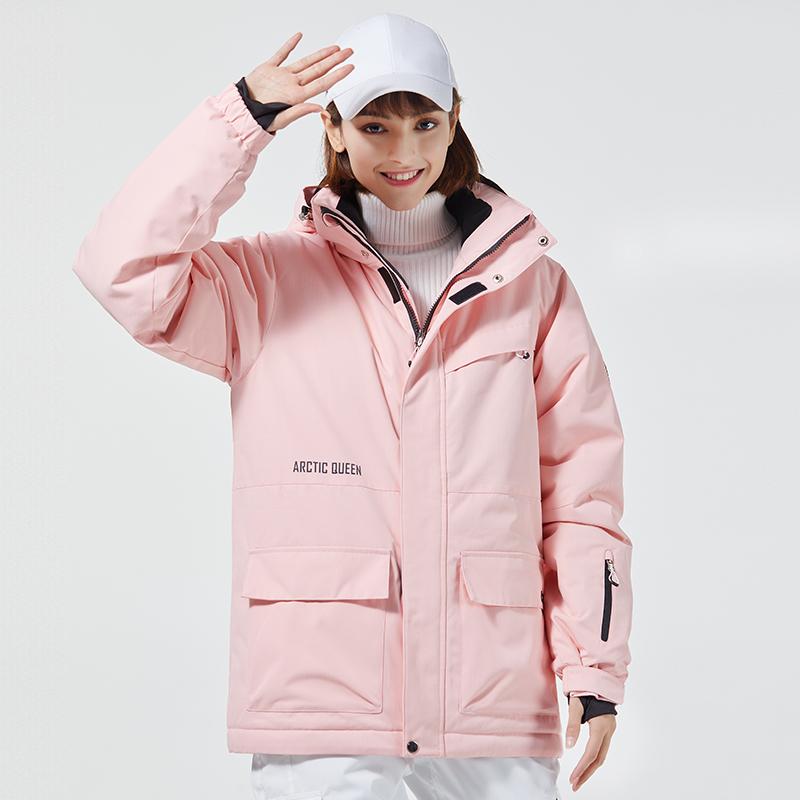 Chaqueta de esquí impermeable para deportes al aire libre y todo tipo de clima Arctic Queen para mujer