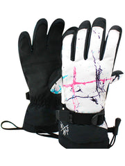 Guantes de esquí para mujer SMN, cálidos, impermeables, para invierno, exteriores, nieve, snowboard, guantes deportivos